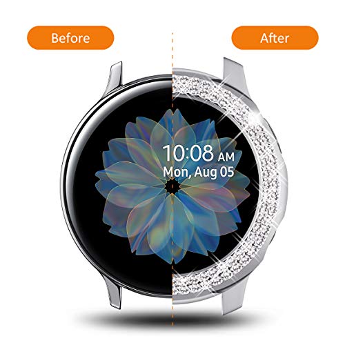 5 Packs Bling Frame Protective Case for Samsung Galaxy Watch Active 2 40mm V765