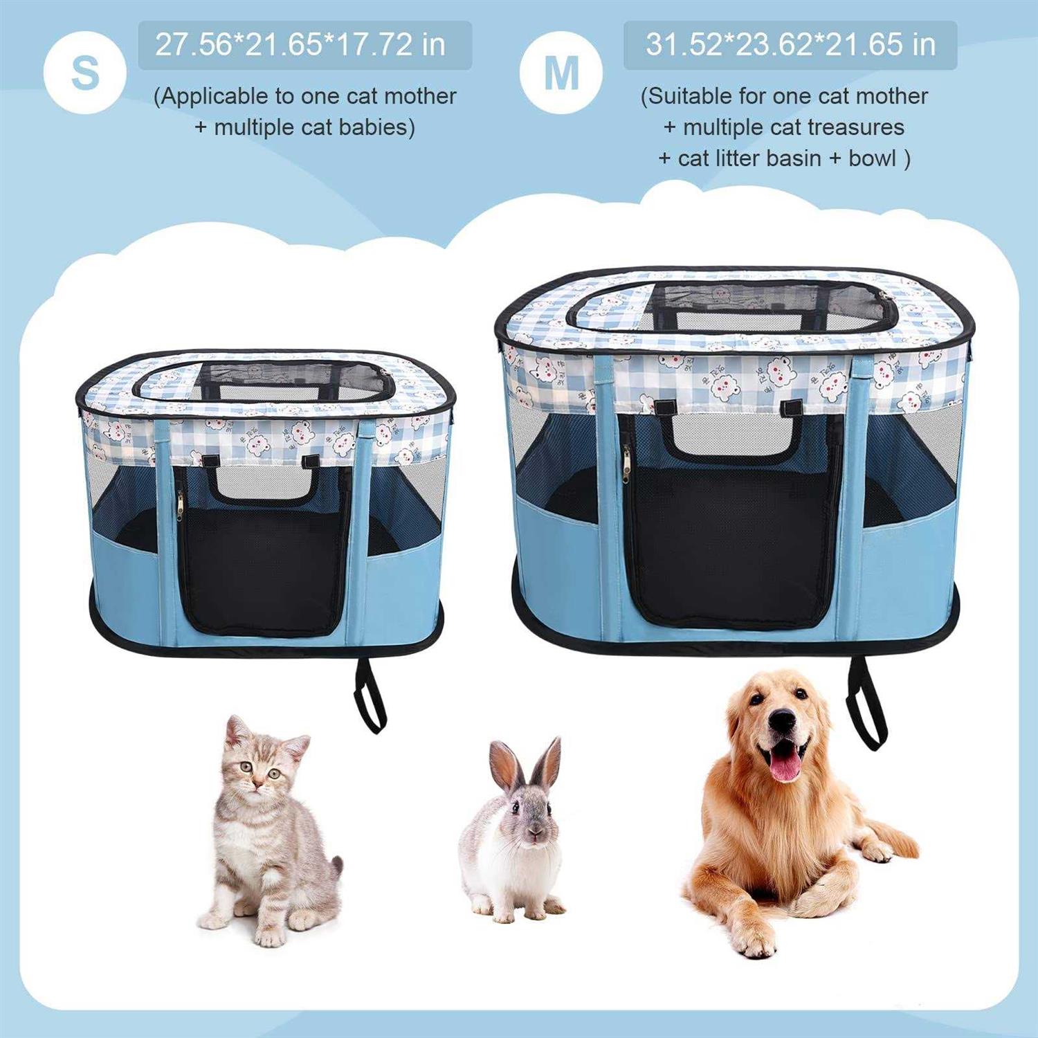Portable Foldable Pet Playpen P7874