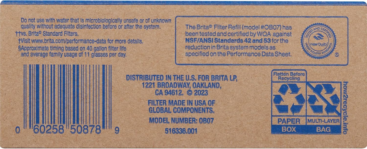 3 Filters BPA-Free Water Filter Refill Packs Q163793