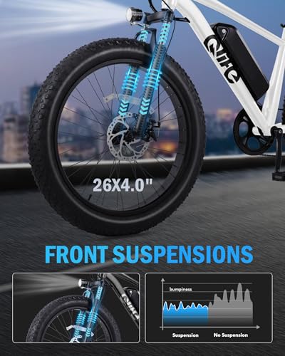 26x4.0 Fat Tire Electric Mountain Bike with 48V 13AH Battery X3123
