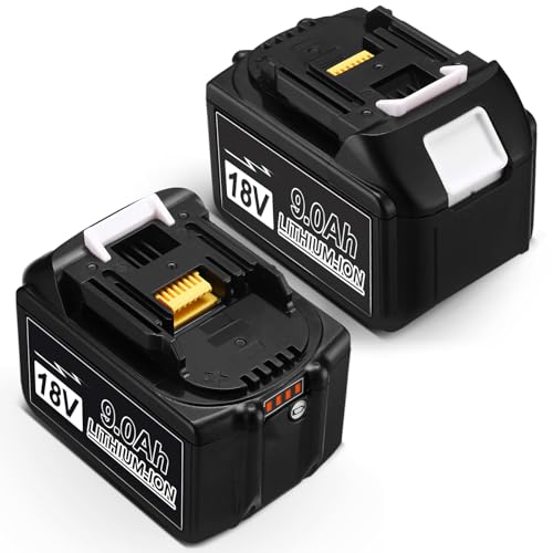 2 Packs 6000mAh 18V Battery with LED Indicator U95212
