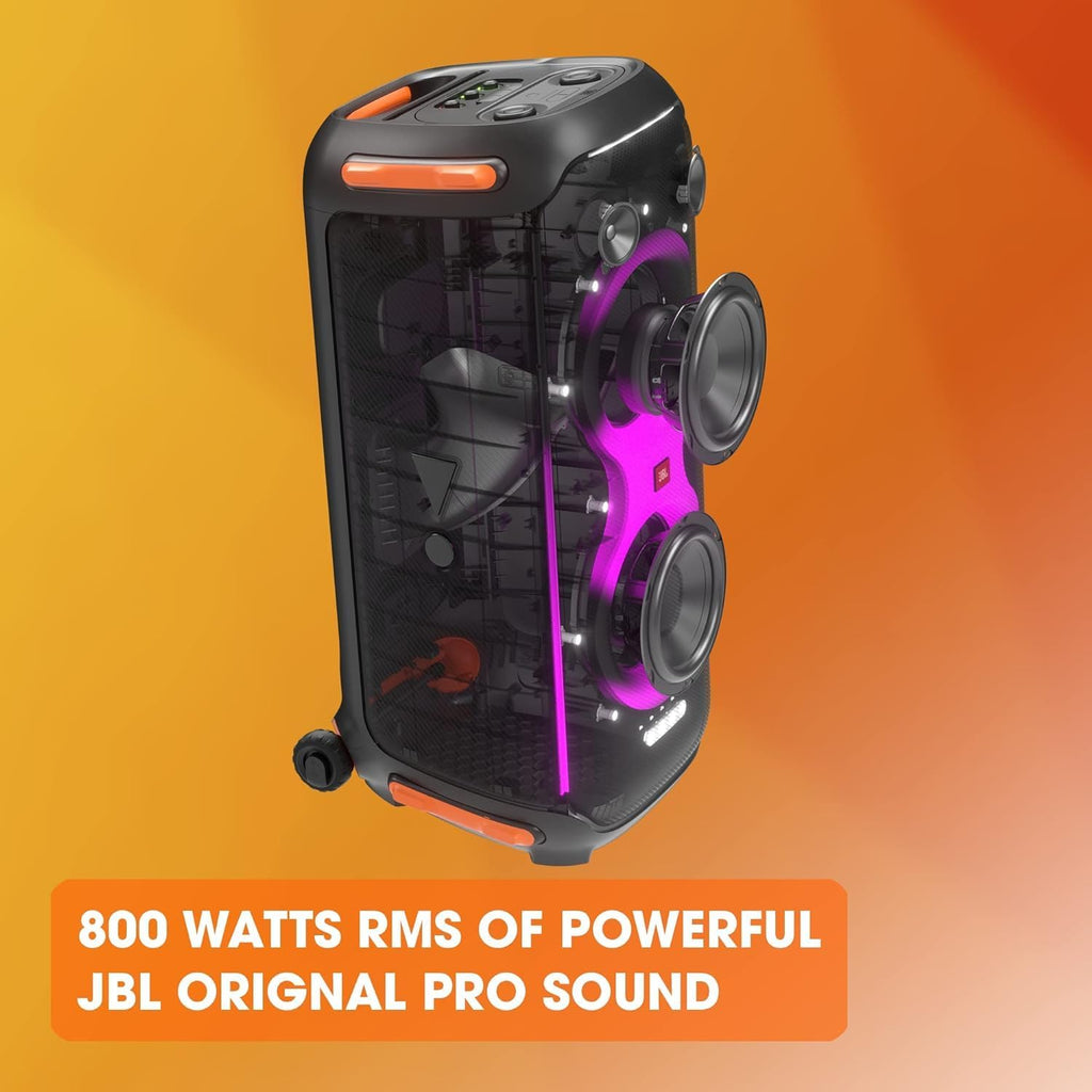 800W Wireless Bluetooth Splashproof Party Speaker with Lights H21237