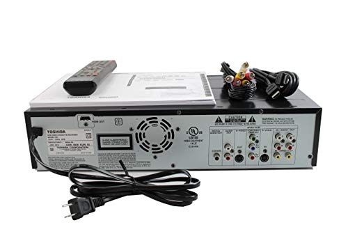VHS to DVD Recorder VCR Combo with Remote J4382