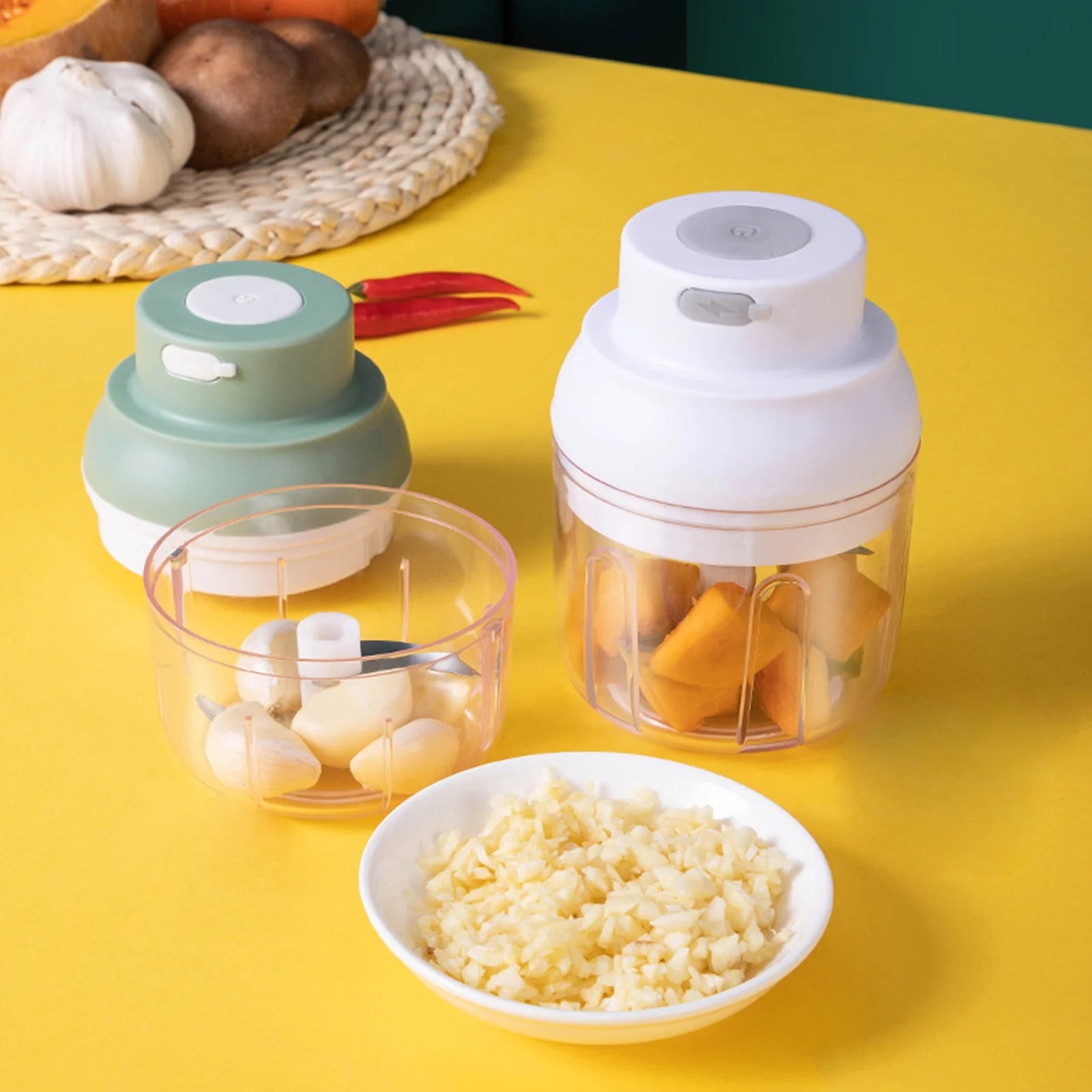Electric Chopper Salad Mincer Cutter USB Wireless R64051