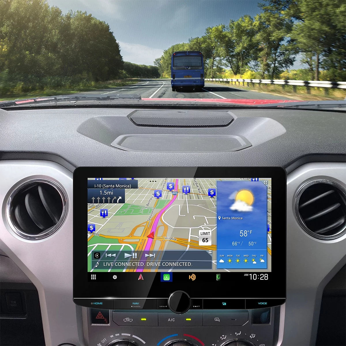 10.1" High Definition Navigation Car Stereo Receiver with Capacitive Touch Panel L7783