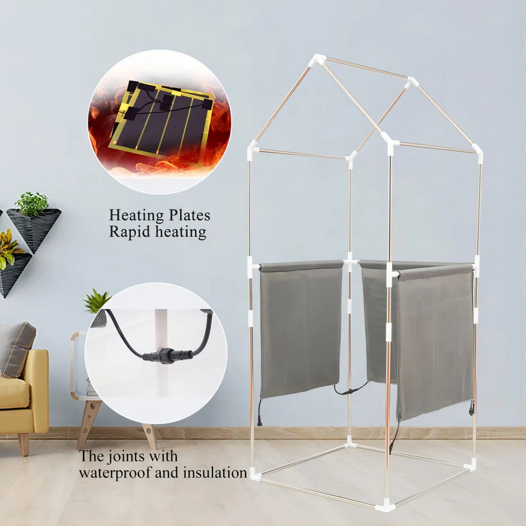 Black Far Infrared Full Body Sauna Tent Z754318