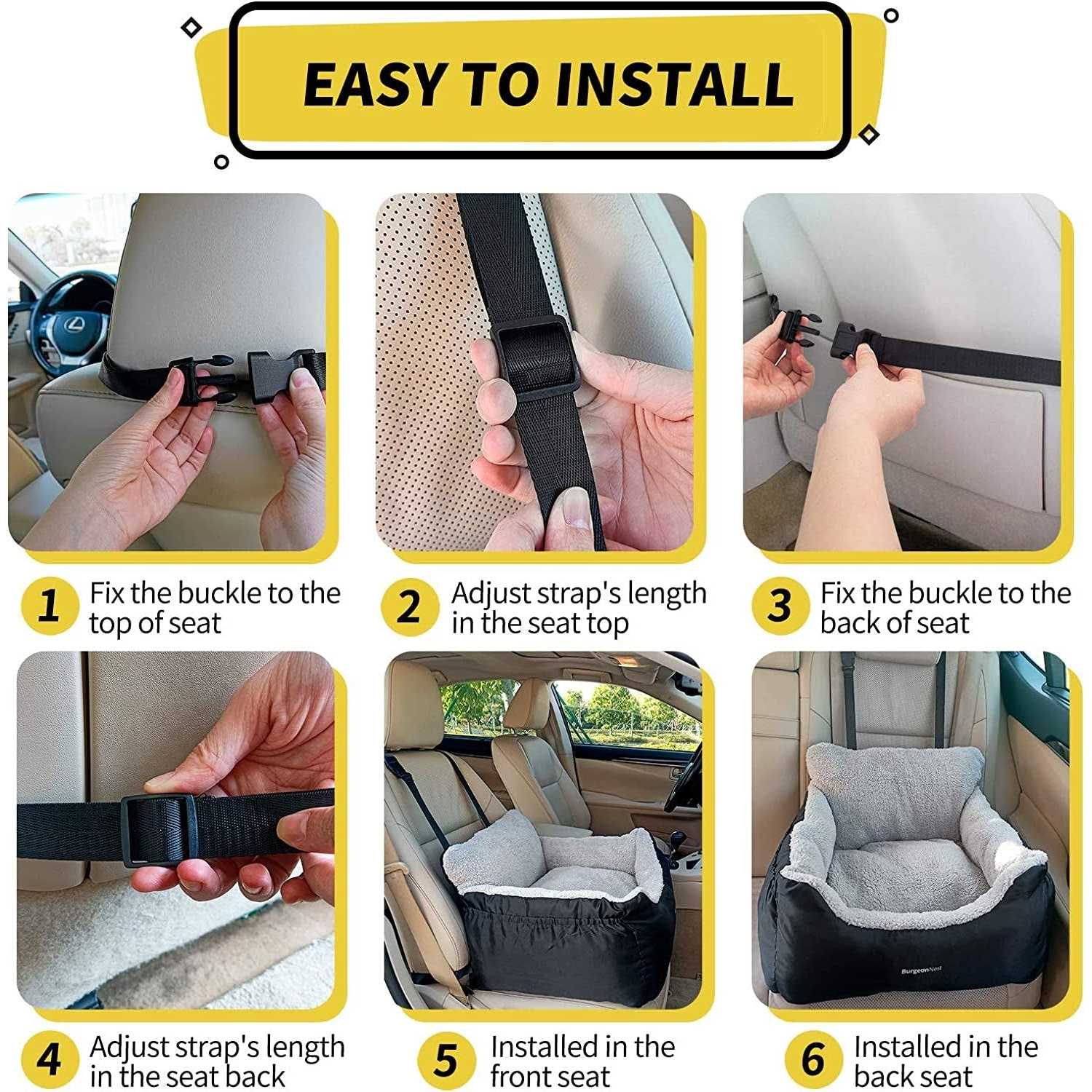 Dog Car Seat for Small Dogs Q27965
