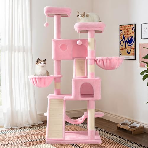 Grey Cat Tree with Sisal Scratching Posts Z437837