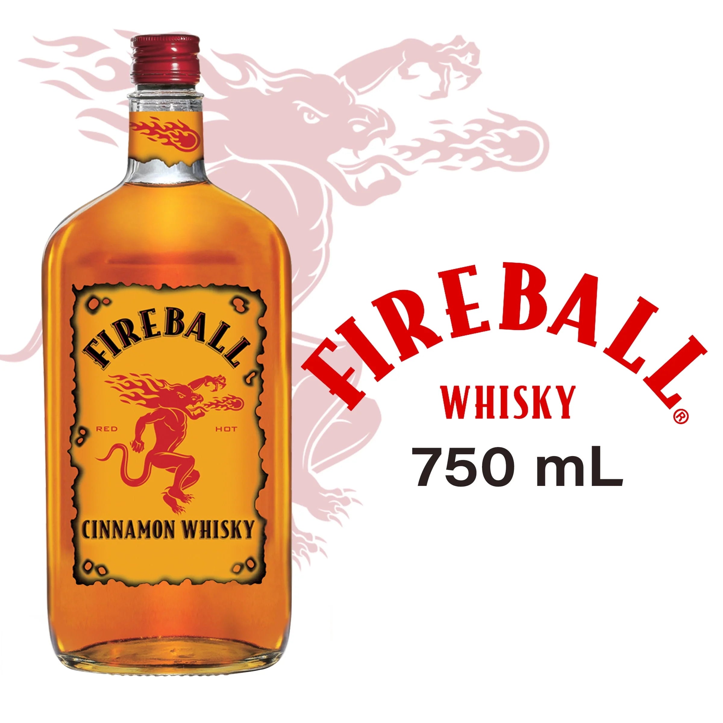 Cinnamon Whiskey, 750ml Bottle, 33% Alcohol Y188056