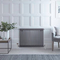 Cast Iron Hot Water Radiator Anthracite U646530