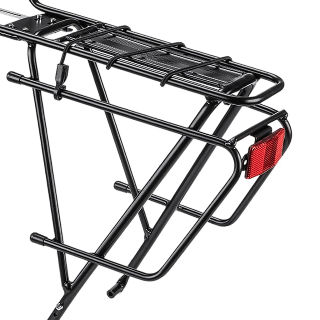 Black Durable Bike Cargo Rear Rack with Reflector Y129