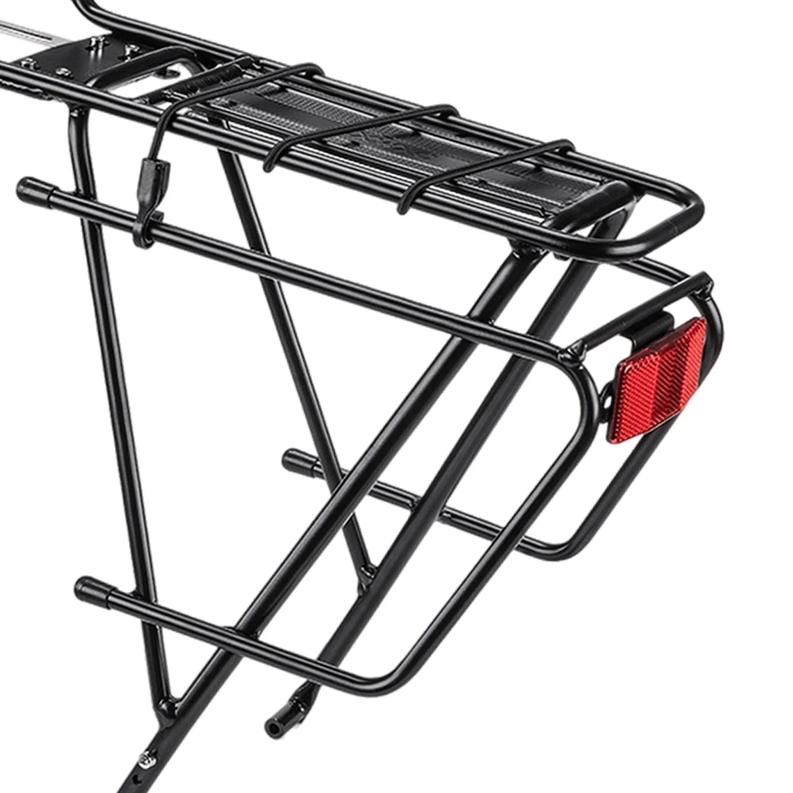 Black Durable Bike Cargo Rear Rack with Reflector Y129