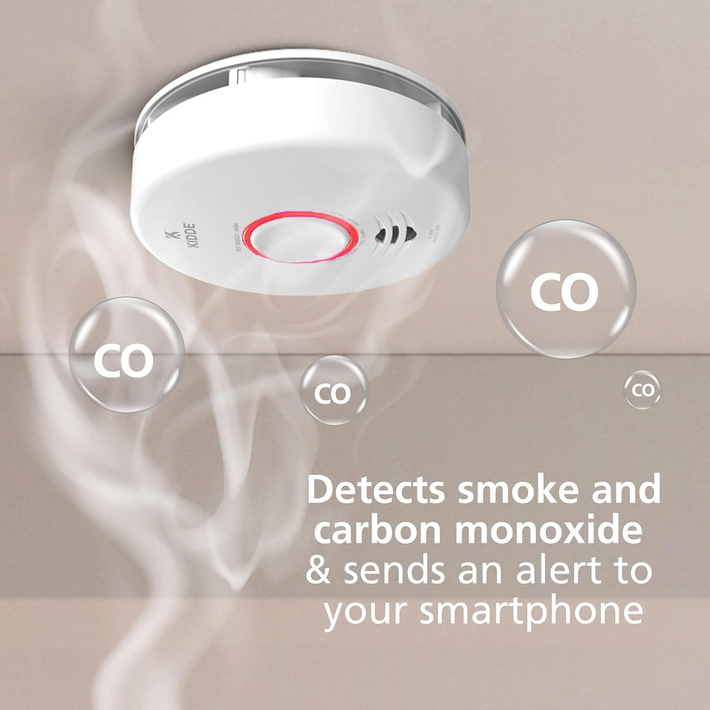 Smart Smoke & CO Detector Hardwired 2 Pack C74599