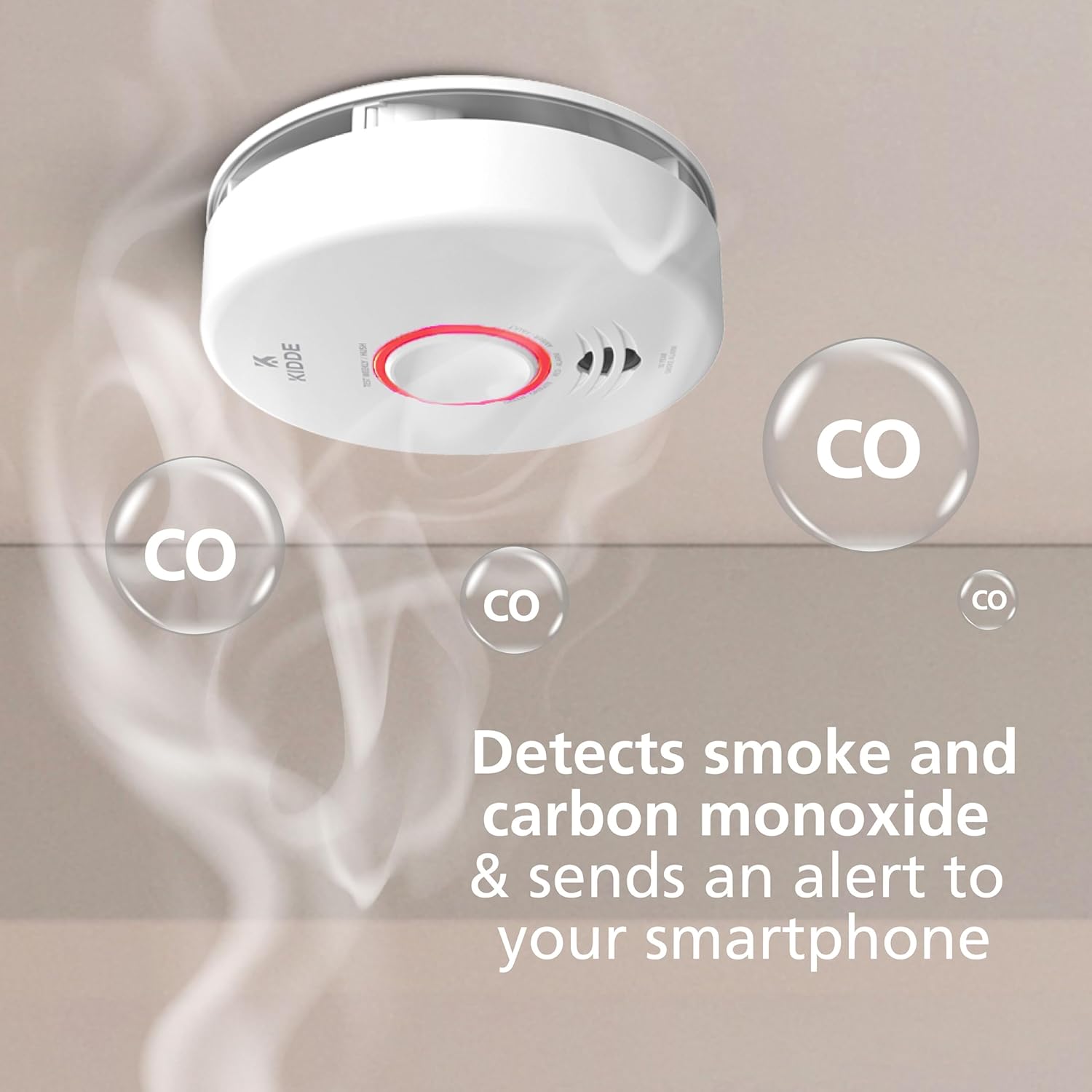 Smart Smoke & CO Detector Hardwired 2 Pack C74599