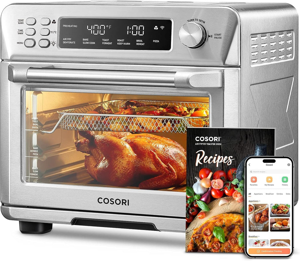 12-in-1 Convection Air Fryer Toaster Oven with Basket Accessories F265