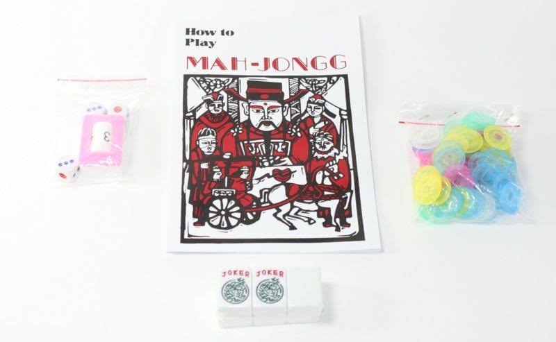 Blue Phoenix 166 Tiles American Mahjong Set with Soft Bag Y69890