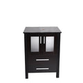 Dark Brown 24 inch Bathroom Vanity Combo L132