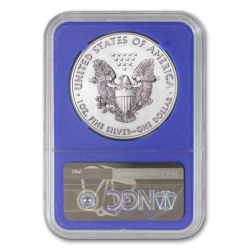 1 oz American Silver Eagle Coin MS70 W25699