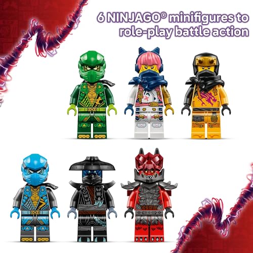 Thunderfang Dragon of Chaos Building Toy with 6 Minifigures and Poseable Dragon Figure X5942