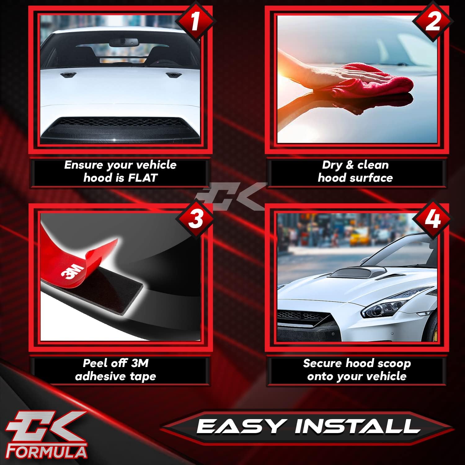 Carbon Fiber Hood Scoop R4421