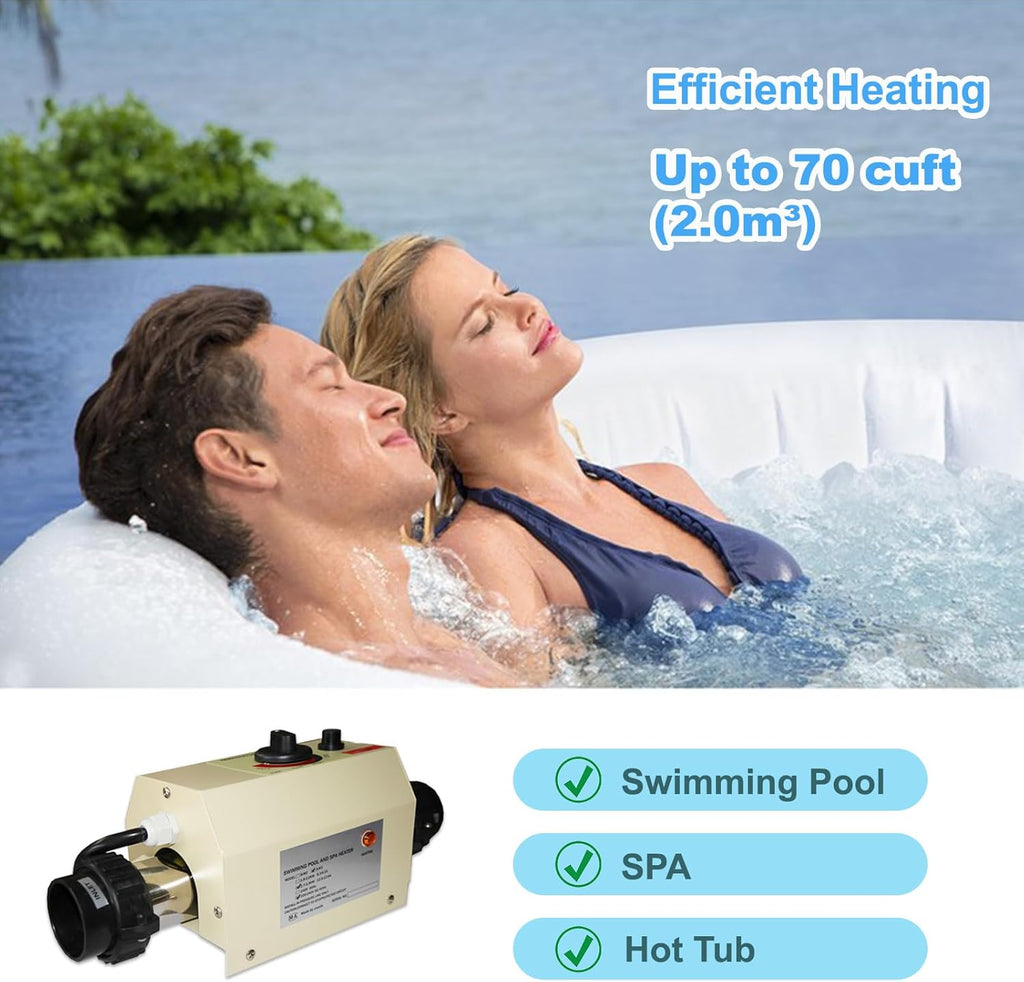 3KW 220V Electric Swimming Pool Heater Y995631