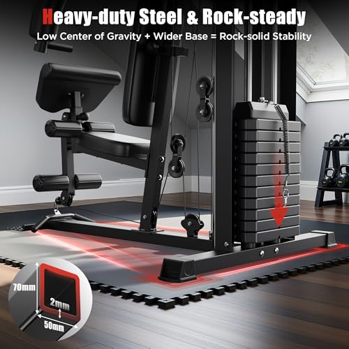 154LBS Weight Stack Multi Home Gym Station V55314