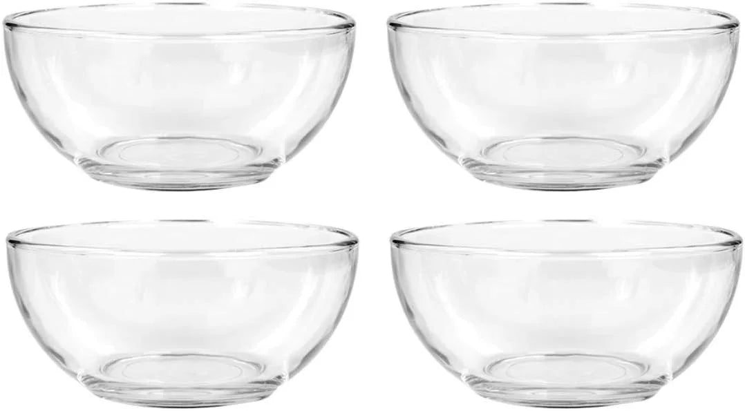 6 In Clear Glass Bowls (4) E771291