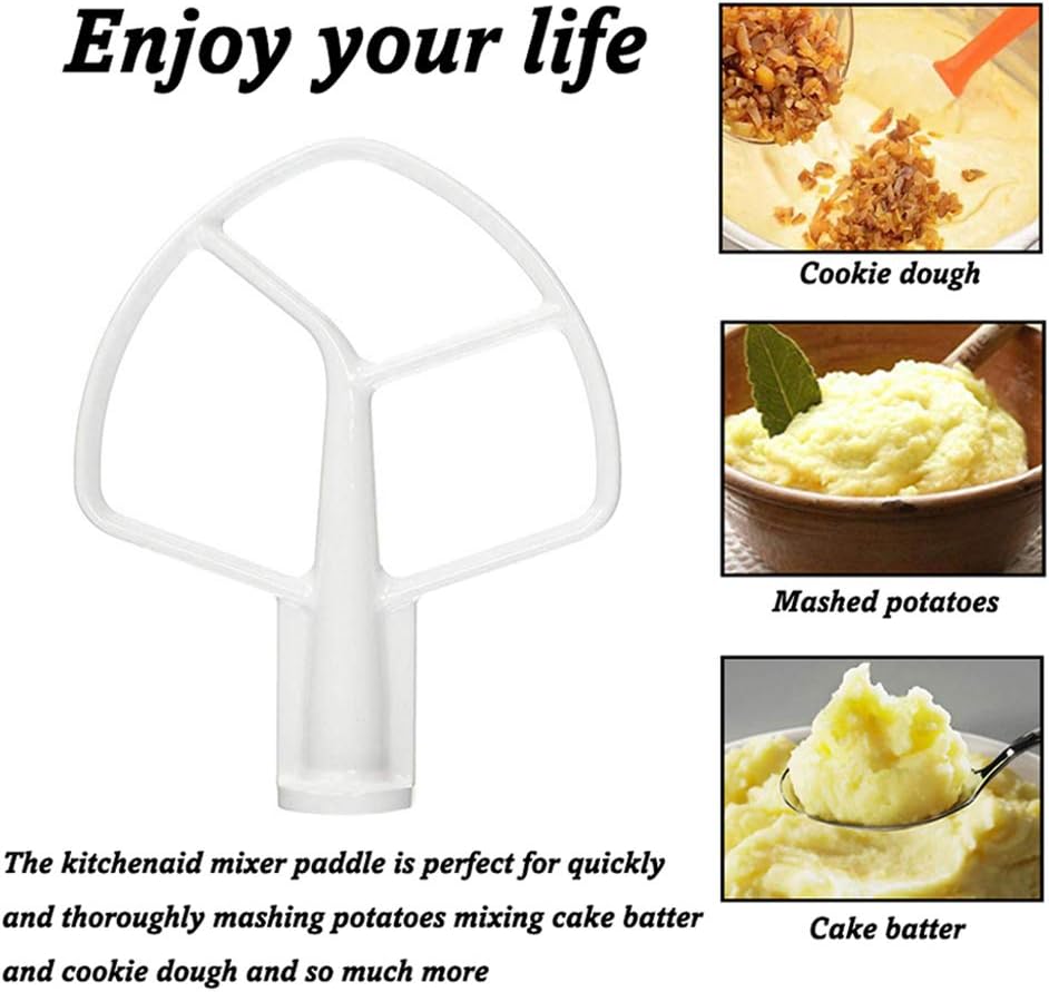 Stand Mixer Flat Beater Blade Paddle Attachment 5-QT Coated Flat Beater V5895