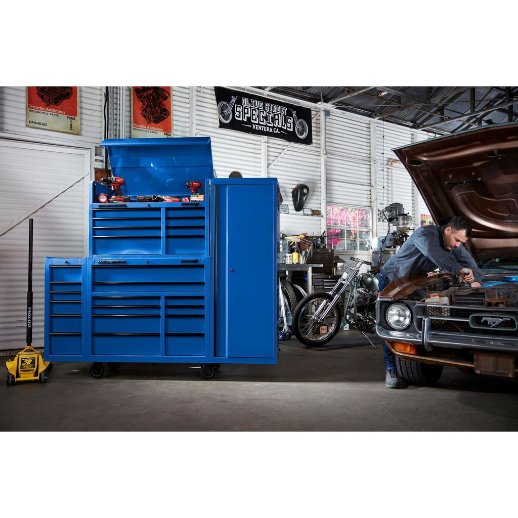 42 in. x 22 in. Blue Roll Cab V6252