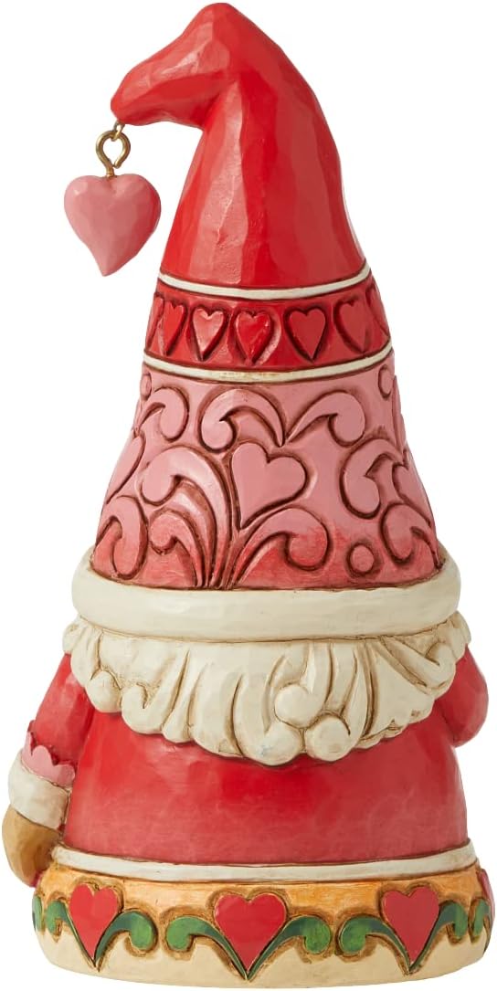 5 Inch Multicolor Gnome Holding Flowers Figurine Q247371