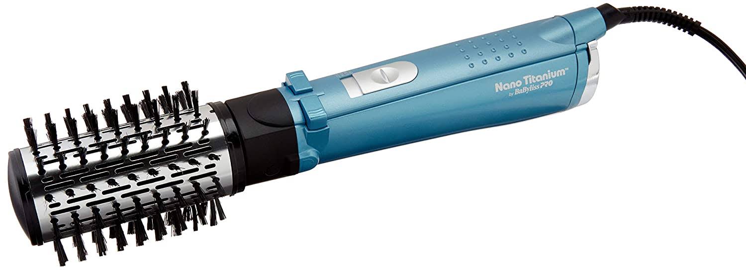Blue Nano Titanium Rotating Hot Air Brush W2580