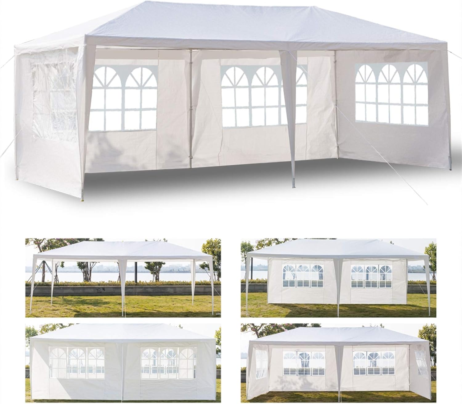 10'x20' Outdoor Canopy Tent with Sidewalls L181531
