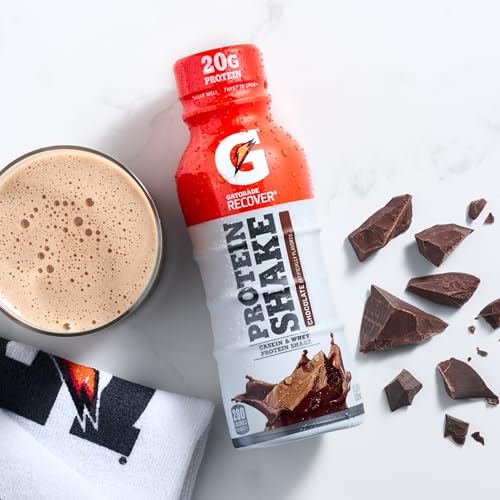 Chocolate Protein Shake, 20g Protein, 11.6 fl oz, Pack of 12 W470046