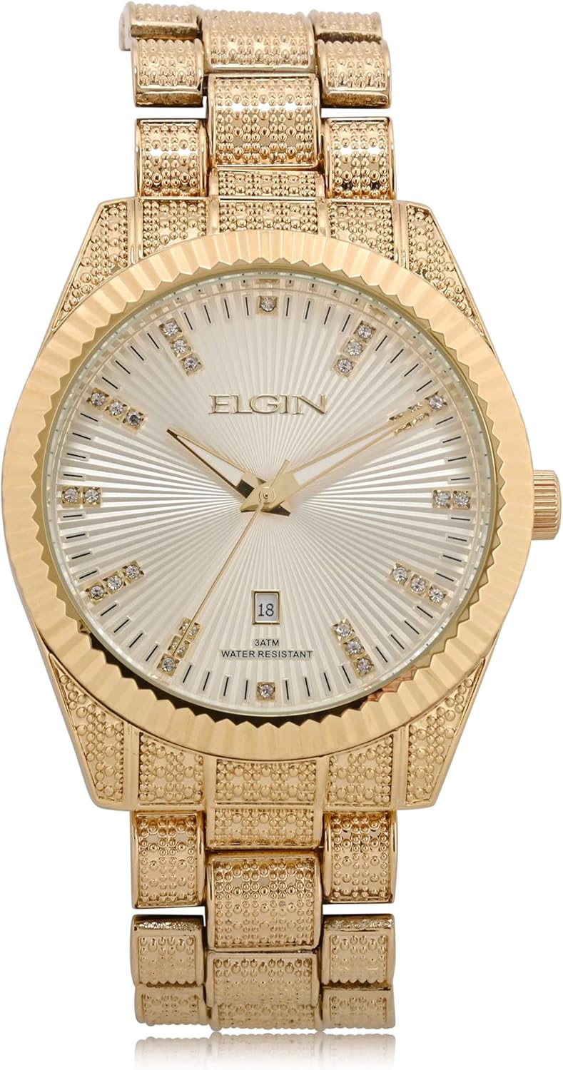 Gold-Tone Analog Watch E3009
