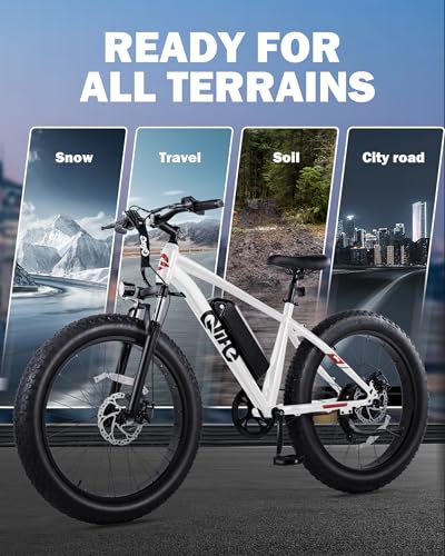 26x4.0 Fat Tire Electric Mountain Bike with 48V 13AH Battery X3123