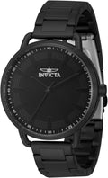 38mm Stainless Steel Quartz Watch, Black W409