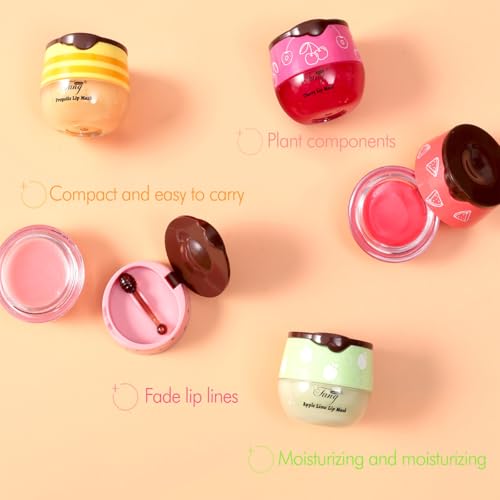 6 PCS Lip Balm Set (Honey, Strawberry, Watermelon, Apple Lime, Cherry, Mint) Z395