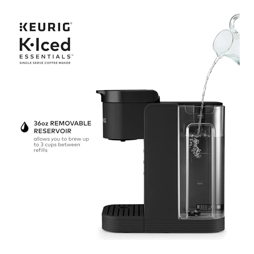 White Single-Serve K-Cup Pod Coffee Maker with 36oz Removable Reservoir C294508