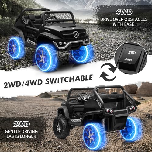 White 2 Seater 24V Battery Powered Ride On Truck J24514