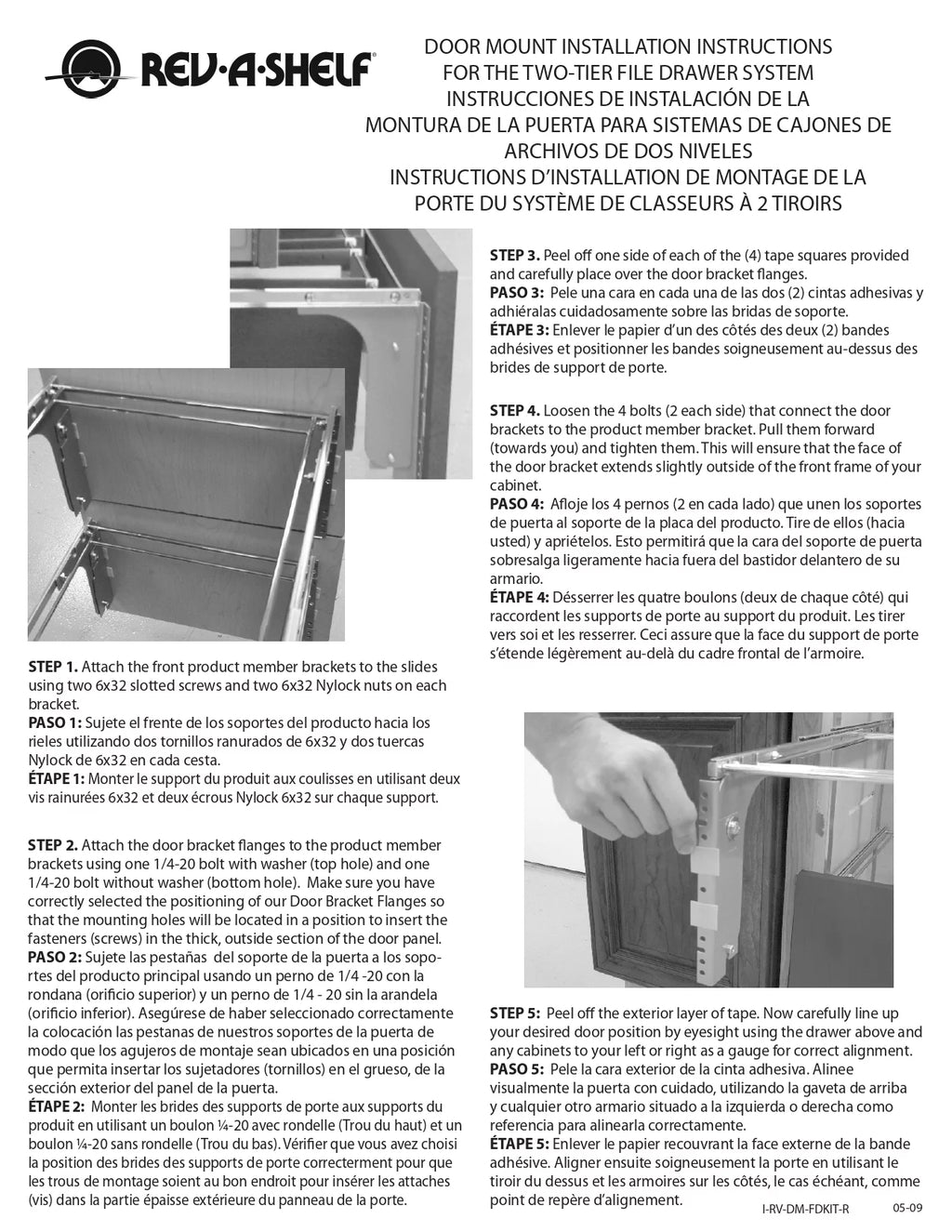 2 14.5" Tier Base Cabinet File Drawer Organizer System O643