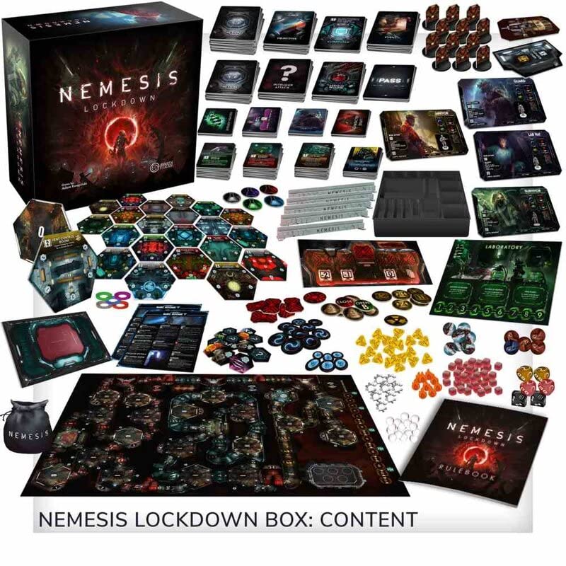Cooperative Sci-Fi Horror Strategy Board Game W13205