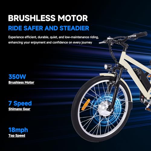 24"&26" 3 Wheel Mountain Electric Bicycle with Basket E533044