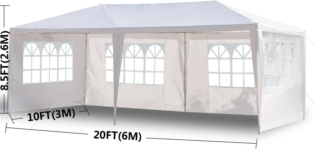 10'x20' Outdoor Canopy Tent with Sidewalls L181531