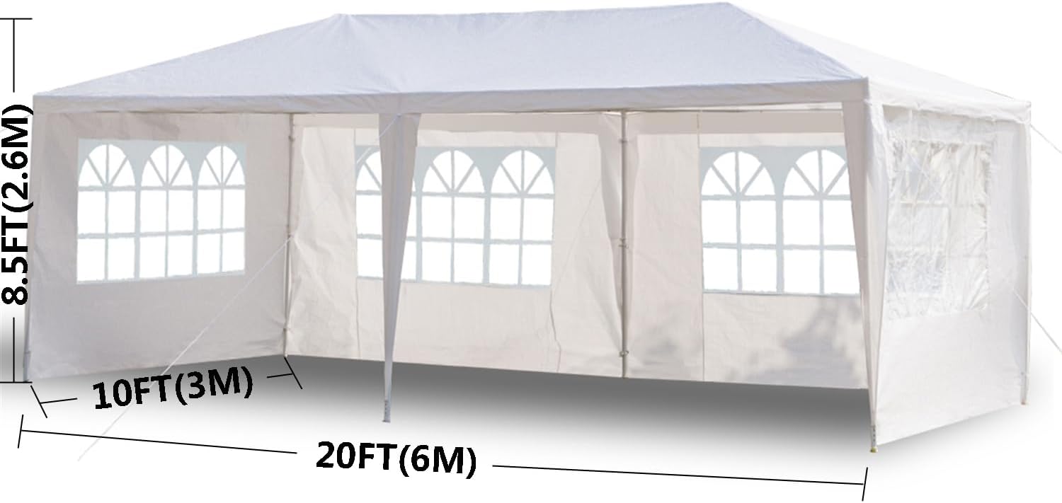 10'x20' Outdoor Canopy Tent with Sidewalls L181531