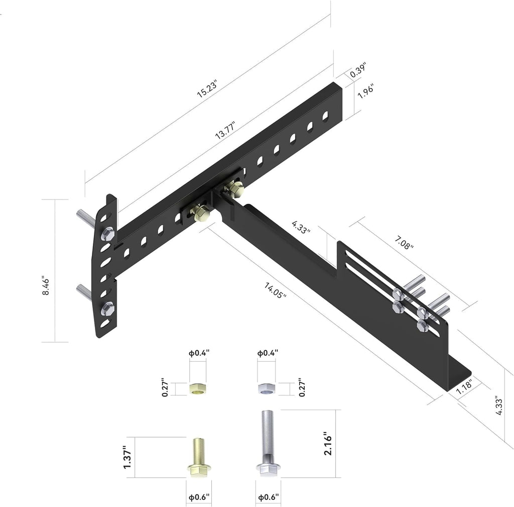 Adjustable Base Headboard Brackets C496