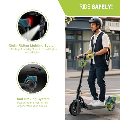 500W Motor 19 Mph 21 Miles 10" Tires Foldable Electric Scooter F57993