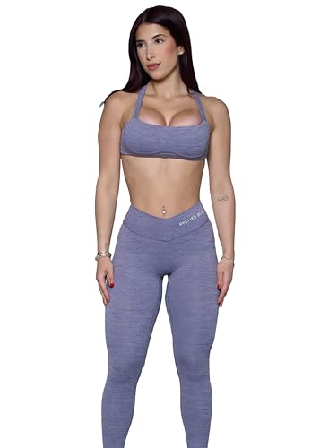 High Waisted Seamless Compression Scrunch Butt Leggings H2837