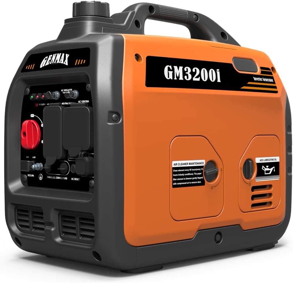 Inverter Generator, Gas Powered, Ultra Lightweight Q502