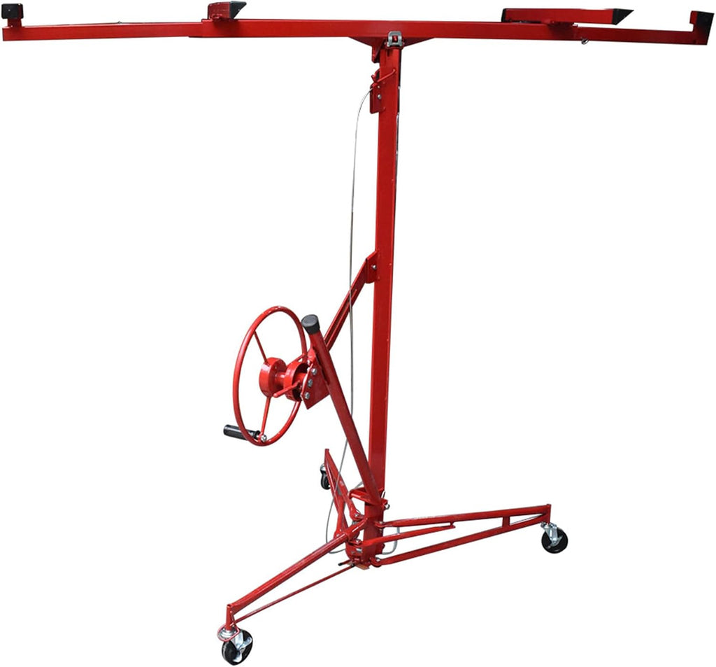 16FT Drywall Lift Rolling Panel Hoist Jack Lifter R879