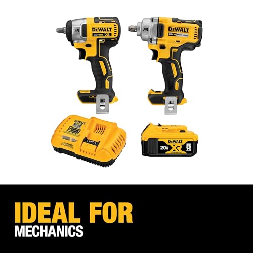 20V MAX Cordless Impact Wrench Combo Kit with 5ah Battery and Charger N932